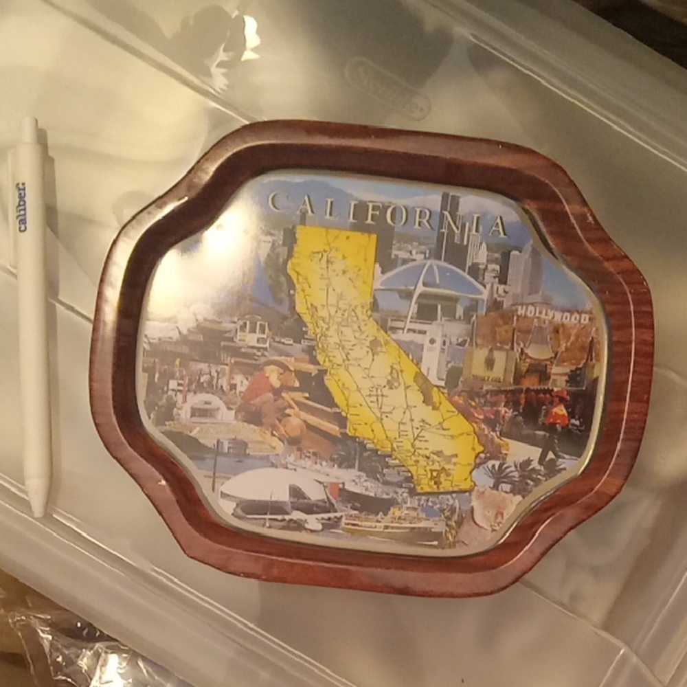 Vintage California Trays 2 ct - Picture 1 of 2